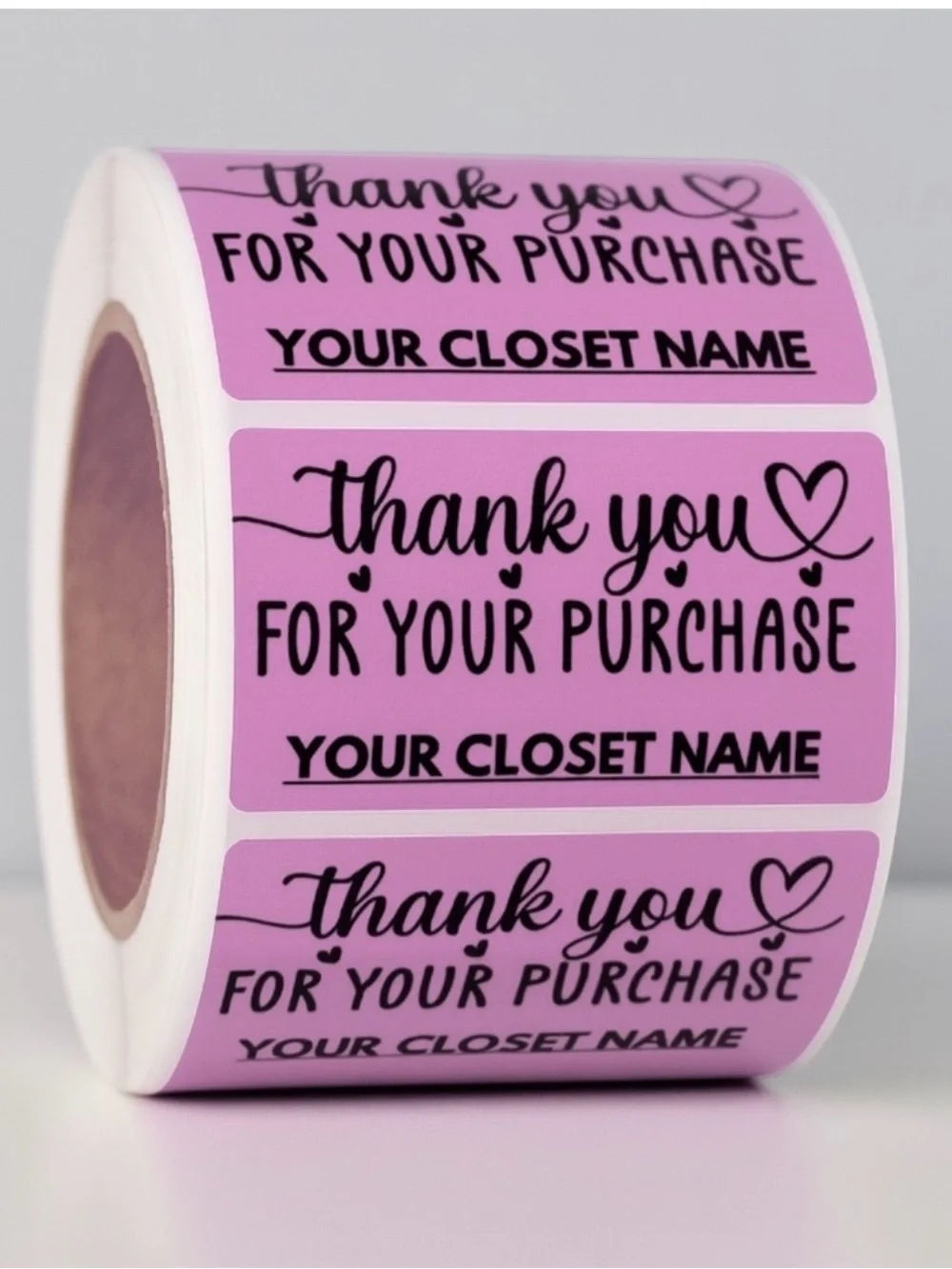 thank you for your purchase-100 pack-stickers for small business-custom sticker